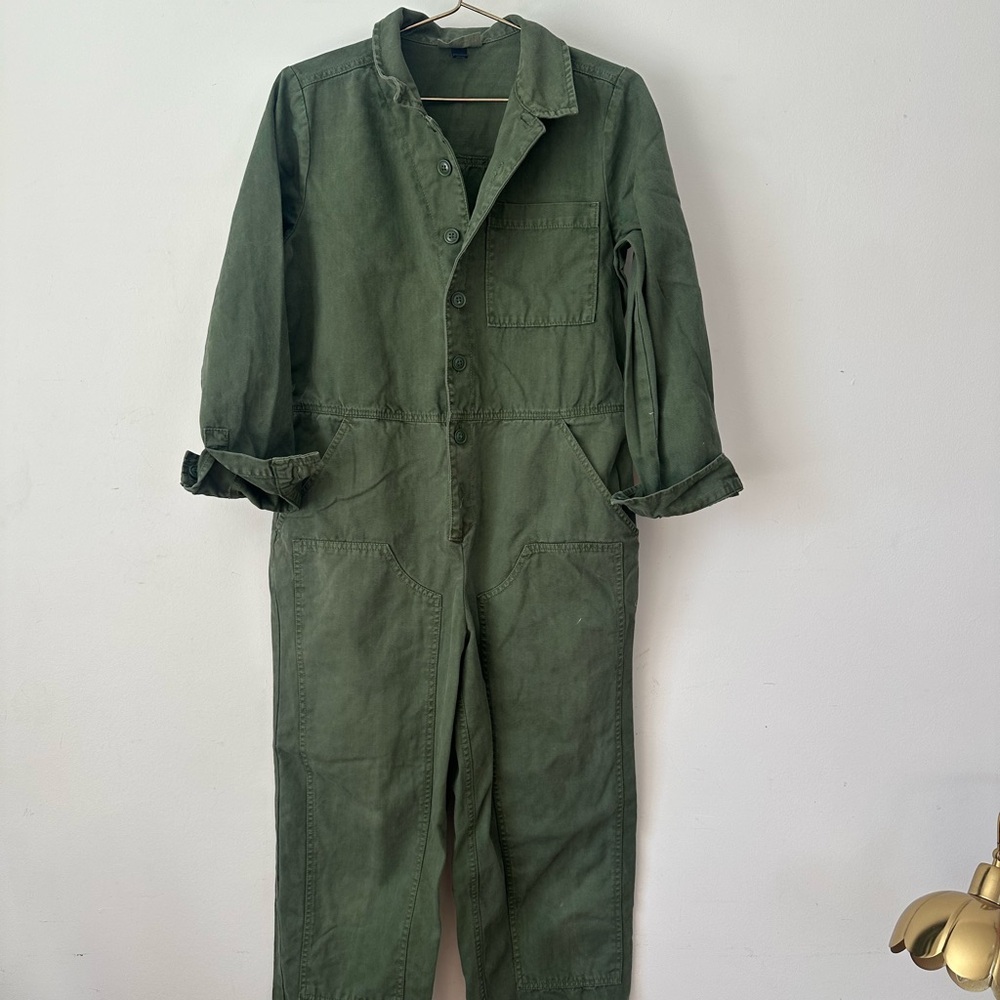 Target Olive Green Utility Jumpsuit